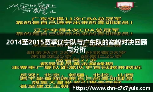 2014至2015赛季辽宁队与广东队的巅峰对决回顾与分析